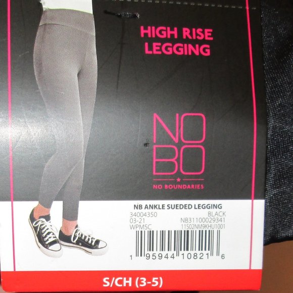 NOBO Girls Black Snake Skin Pattern Leggings S\CH (3-5) 90% Poly 10% Spa… - Picture 5 of 5